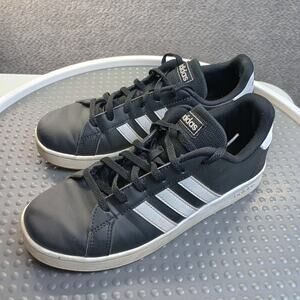 Adidas Grand Court Style Low Top Sneakers Black Women’s 5